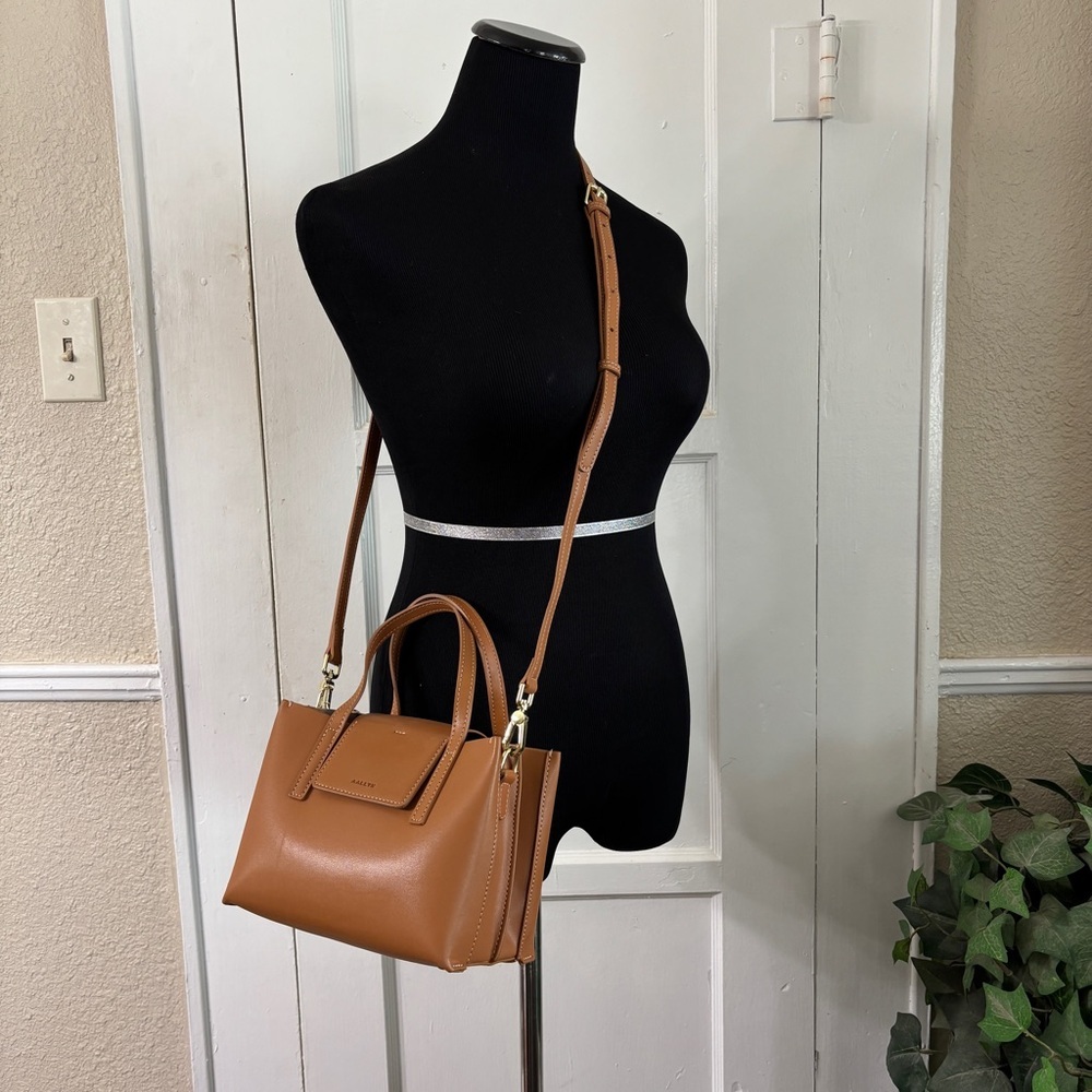 AAIIYN Stella Leather Mini Satchel Bag - Picture 3 of 14